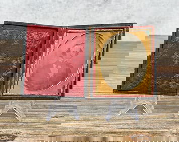 Antique Daguerreotype Photo Fancy Bowtie