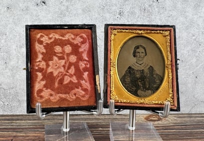 Antique Ambrotype Photo By EM Fletcher