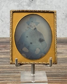 Antique Daguerreotype Photo Soldier or Preacher