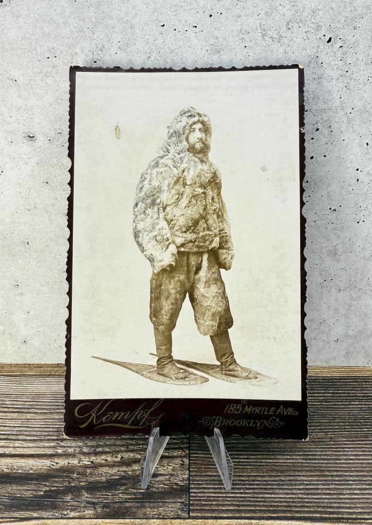 Dr. Frederick Cook North Expedition Cabinet Photo (1 of 3)