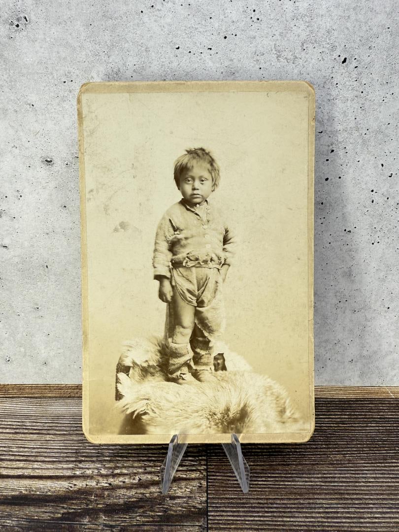 C.R. Savage Ute Indian Child Utah Cabinet Photo (1 of 3)