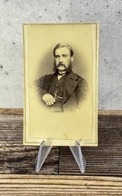 Pacific Steam Ship Chile Captain CDV Photo