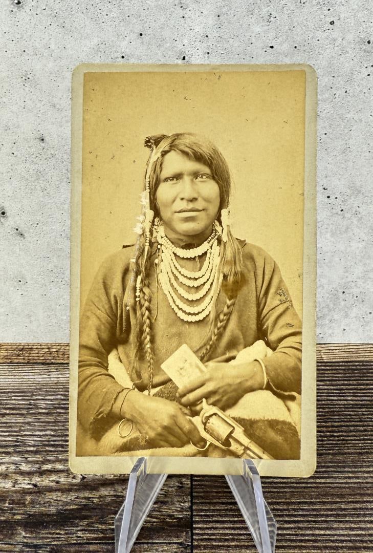 C.R. Savage Ute Indian Charley CDV Photo Utah (1 of 4)