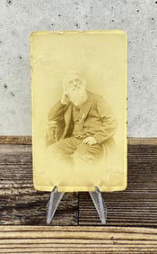 Samuel Morse Signed CDV Photo Bogardus