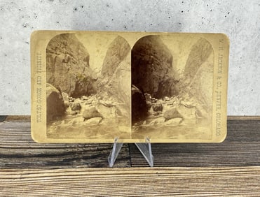 William Henry Jackson Toltec Gorge Stereoview