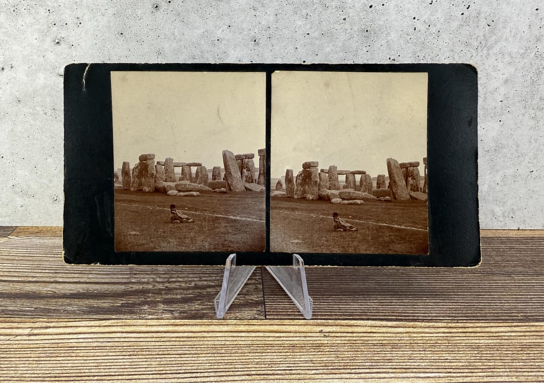 F. Pearse Stonehenge Stereoview: F. Pearse Photographer Andover Bazaar.