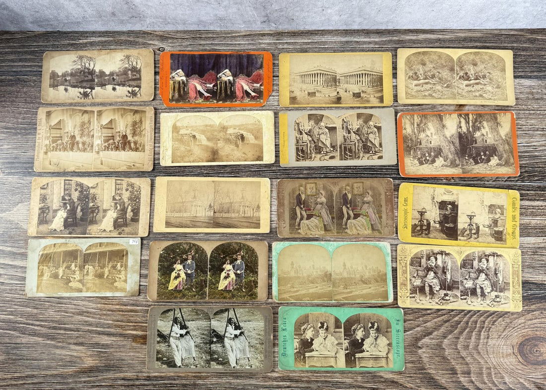 Collection of Antique Stereoviews: Nice grouping.