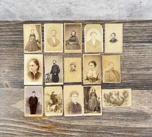Collection of Antique CDV Photos