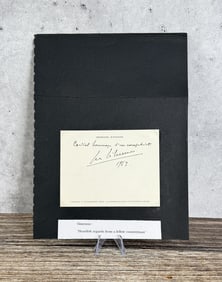 Georges Simenon Belgian Writer Autograph