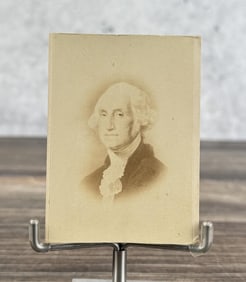 George Washington CDV Photo Gilbert Stuart
