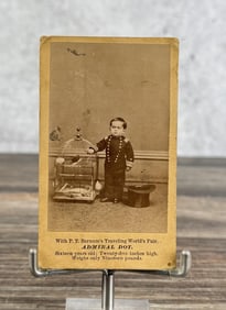 Admiral Dot P.T. Barnum Circus Midget CDV Photo