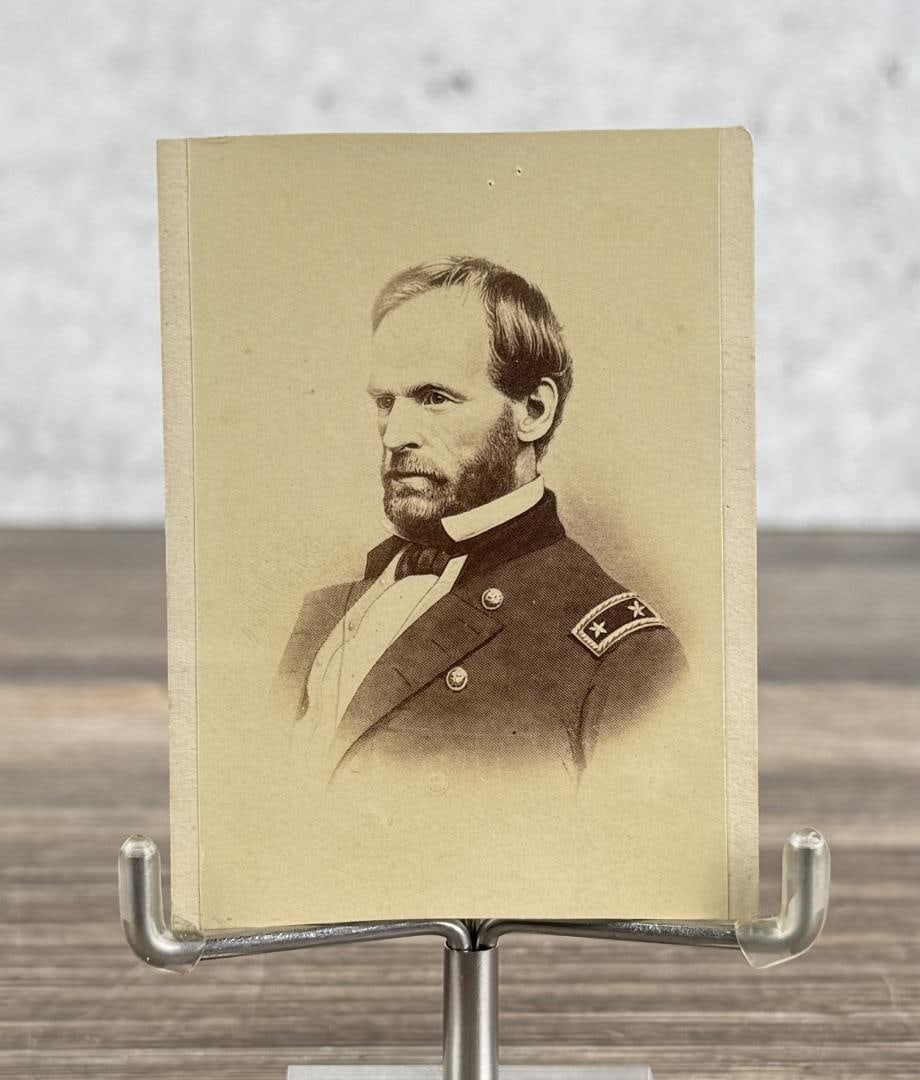 Civil War Major General William T Sherman CDV (1 of 3)