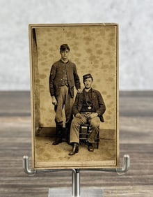 Civil War Soldiers CDV Photo Elmira New York