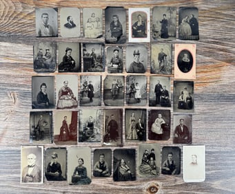 Collection Of Tintype & CDV Photos
