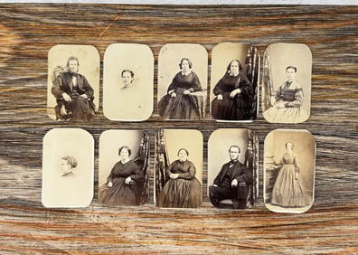 Collection Of Antique CDV Photos