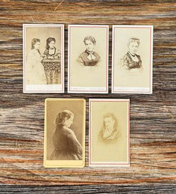 Antique CDV Photos Chile and Ecuador