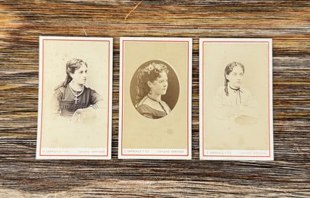 Group Of CDV Photos Women of Chile