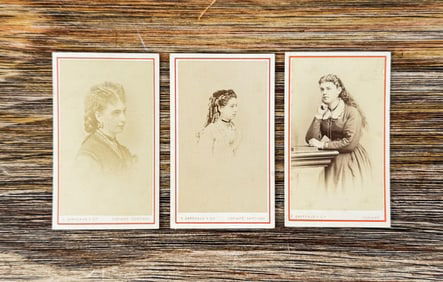 Group Of CDV Photos Women of Chile