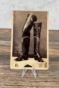 Buffalo Bill Cody Cowboy Boots Cabinet Photo