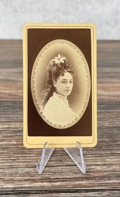 Identified Woman Valparaiso Chile CDV Photo