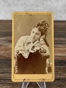 Identified Woman Valparaiso Chile CDV Photo