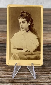 Identified Woman Valparaiso Chile CDV Photo