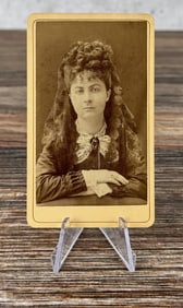 Identified Woman Valparaiso Chile CDV Photo