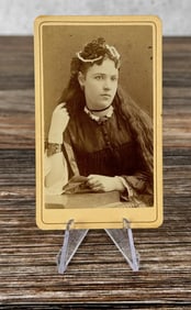 Identified Woman Valparaiso Chile CDV Photo