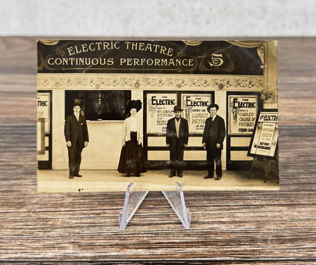 Electric Theatre San Francisco California Postcard: Nice early RPPC Postcard.