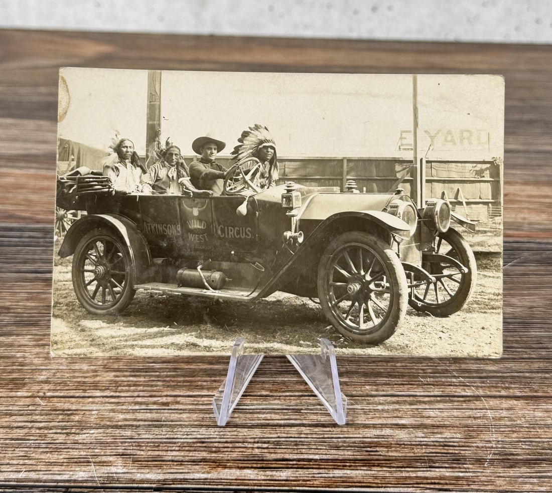 Atkinsons Wild West Circus RPPC Postcard (1 of 3)