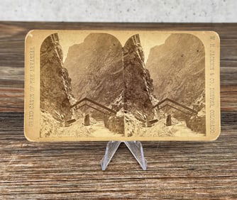 W.H. Jackson Royal Gorge Arkansas Stereoview
