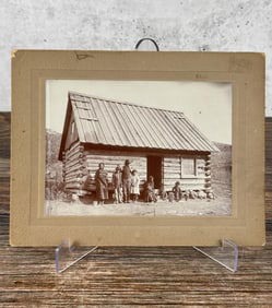White Mountain Apache Indian Cabinet Photo