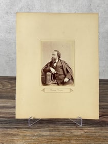 Antique Photo Of American Poet Bayard Taylor