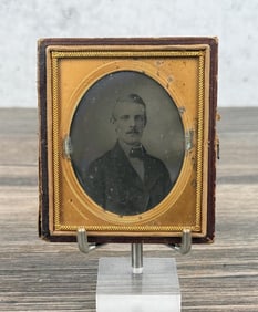 Samuel S Broadbent Antique Ambrotype Photo
