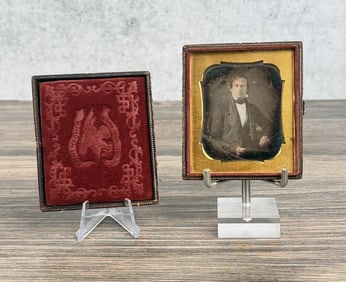 Antique Daguerreotype Photo T.H. Newcomer