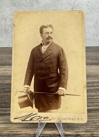 Giuseppe Del Puente Opera Baritone Cabinet Photo