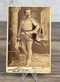 Giuseppe Del Puente Opera Baritone Cabinet Photo