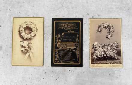 Collection of Mourning Funeral Cabinet Photos