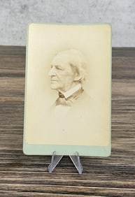 Ralph Waldo Emerson Signed Cabinet Photo