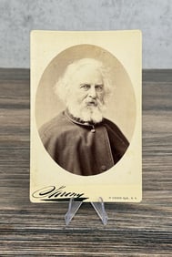 Henry Wadsworth Longfellow Poet Cabinet Photo