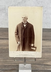 Oliver Wendell Holmes Cabinet Photo Signed
