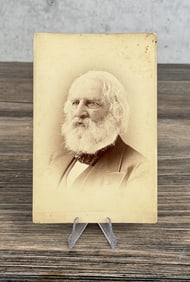 Henry Wadsworth Longfellow Poet Cabinet Photo
