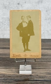 Adolph and Rudolph Siamese Twins Cabinet Photo