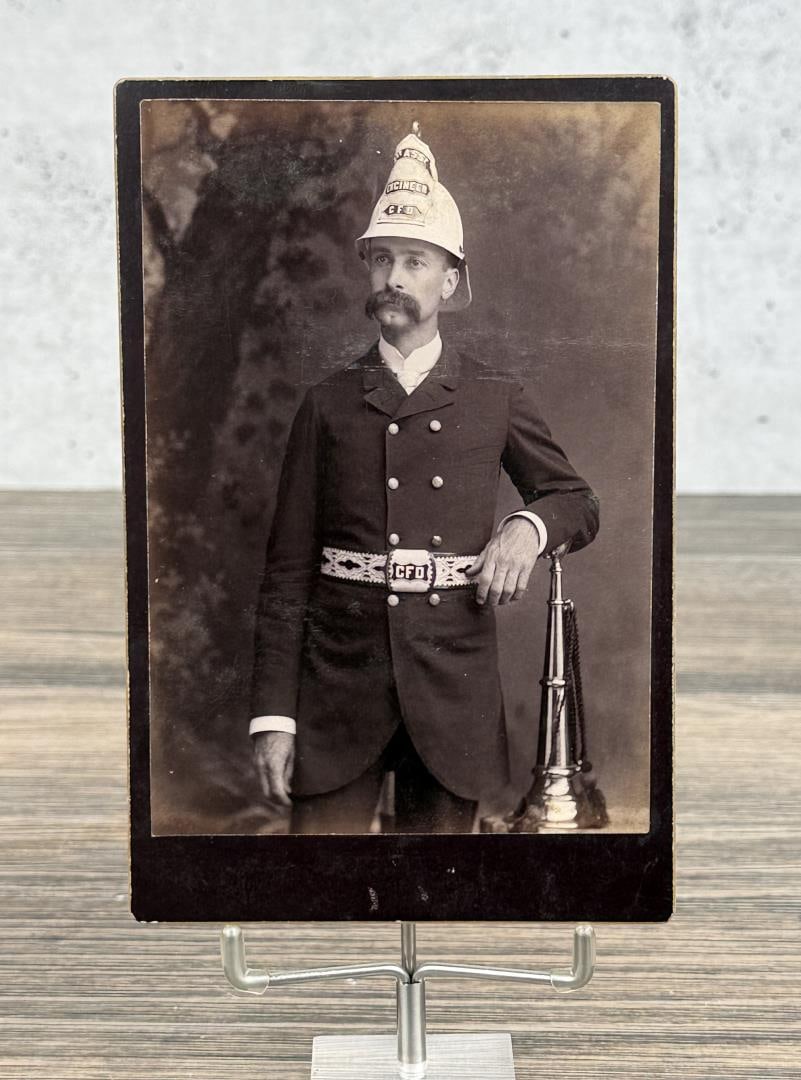 Chicago Fire Department Engineer Cabinet Photo (1 of 3)