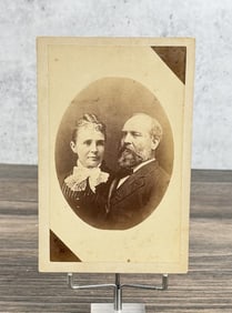James and Lucretia Garfield Cabinet Photo