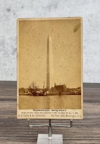 Washington Monument C.S. Cudlip Cabinet Photo
