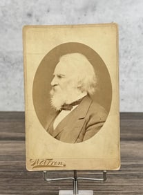 Henry Wadsworth Longfellow Poet Cabinet Photo