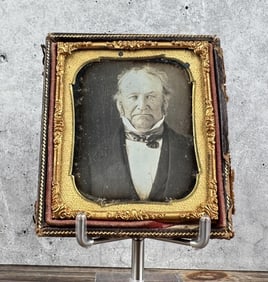 Antique Daguerreotype Photo Stately Gentleman