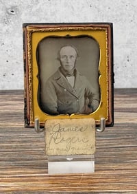 James Rogers Identified Daguerreotype Photo