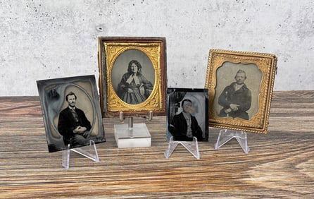 Antique Daguerreotype and Ambrotype Photos